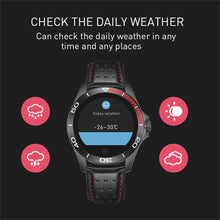 Load image into Gallery viewer, Blacky Leather SmartWatch - Explore Your ACTIVITIES With NEW TECHNOLOGY