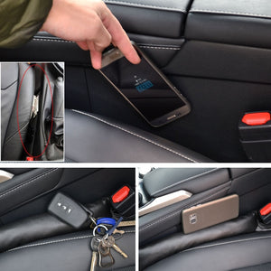 INCREDIBLE Drop Stop Soft Car Leather Seat Gap Filler
