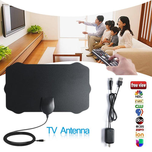 NEWEST! HDTV Antenna With Amplifier Signal Booster Indoor