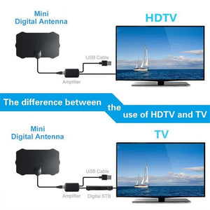 NEWEST! HDTV Antenna With Amplifier Signal Booster Indoor